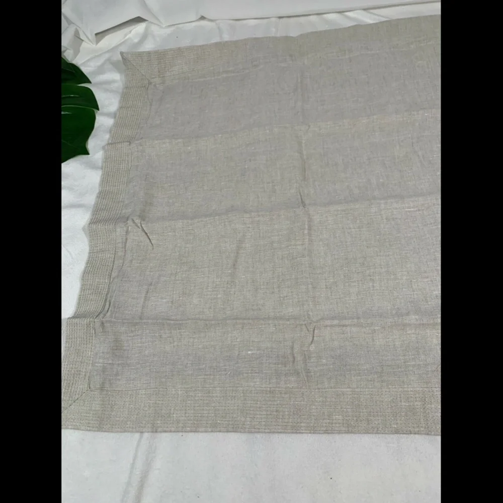 NIB Hotel Collection Natural Linen (1)‎ Standard Sham Pillow Case